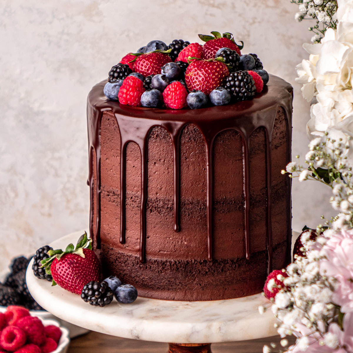 Chocolate Berry Cake 2 1
