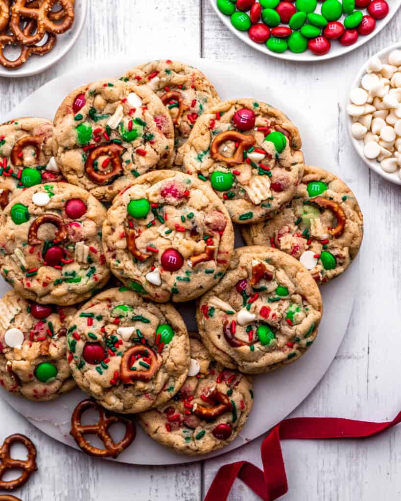 Christmas Kitchen Sink Cookies 