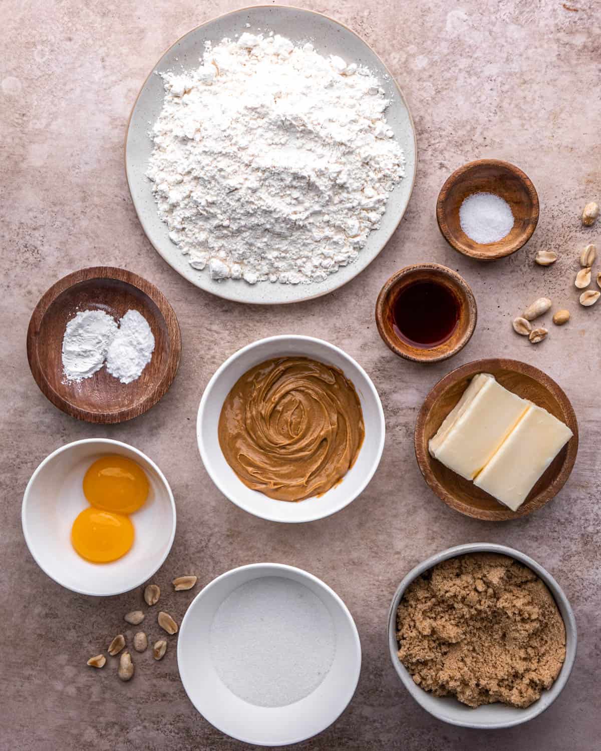 Chewy Peanut Butter Cookies In Bloom Bakery