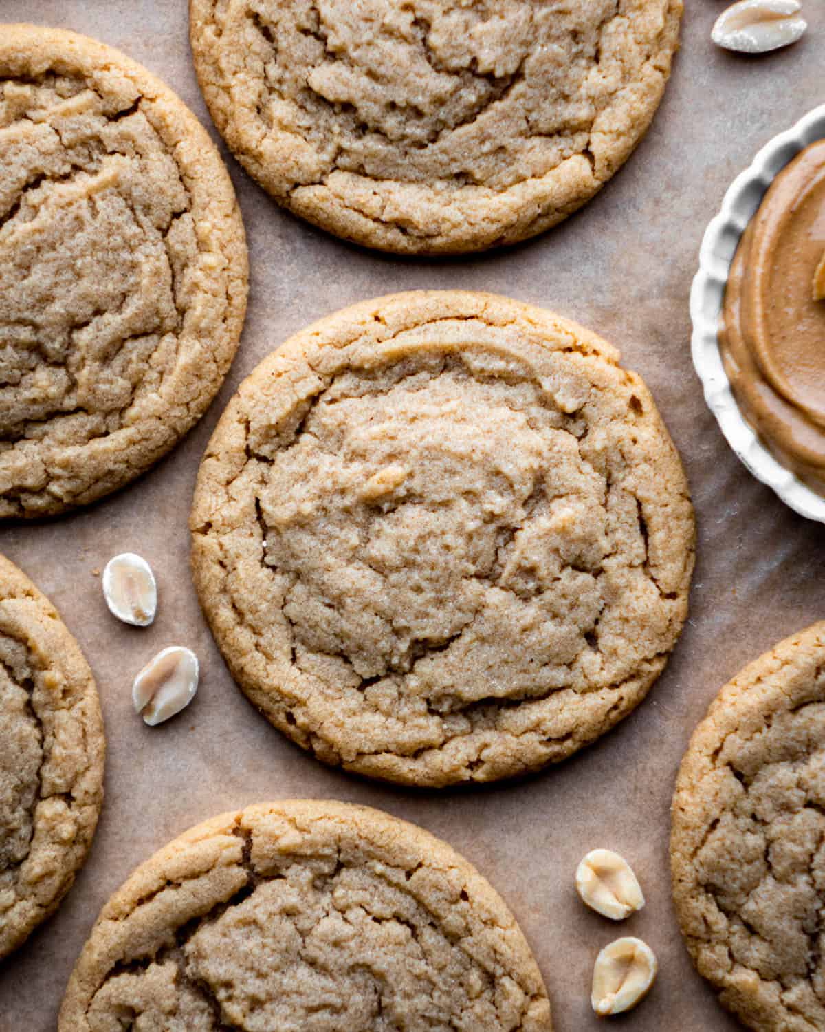 Chewy Peanut Butter Cookies In Bloom Bakery