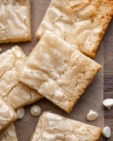 White Chocolate Brownies - In Bloom Bakery