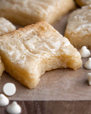 White Chocolate Brownies - In Bloom Bakery