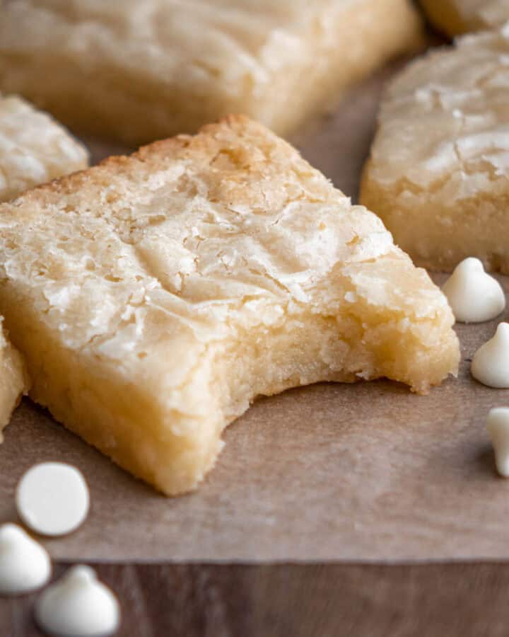 White Chocolate Brownies In Bloom Bakery