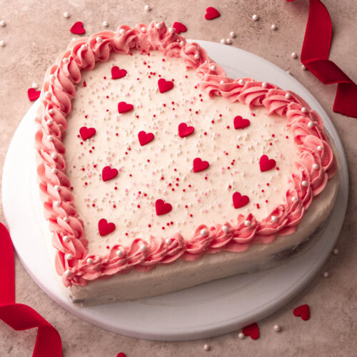 Send double story heart shape cake online by GiftJaipur in Rajasthan-sgquangbinhtourist.com.vn