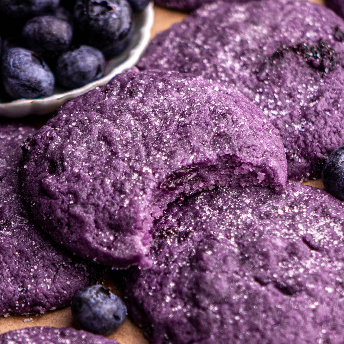 Blueberry Cookies - In Bloom Bakery
