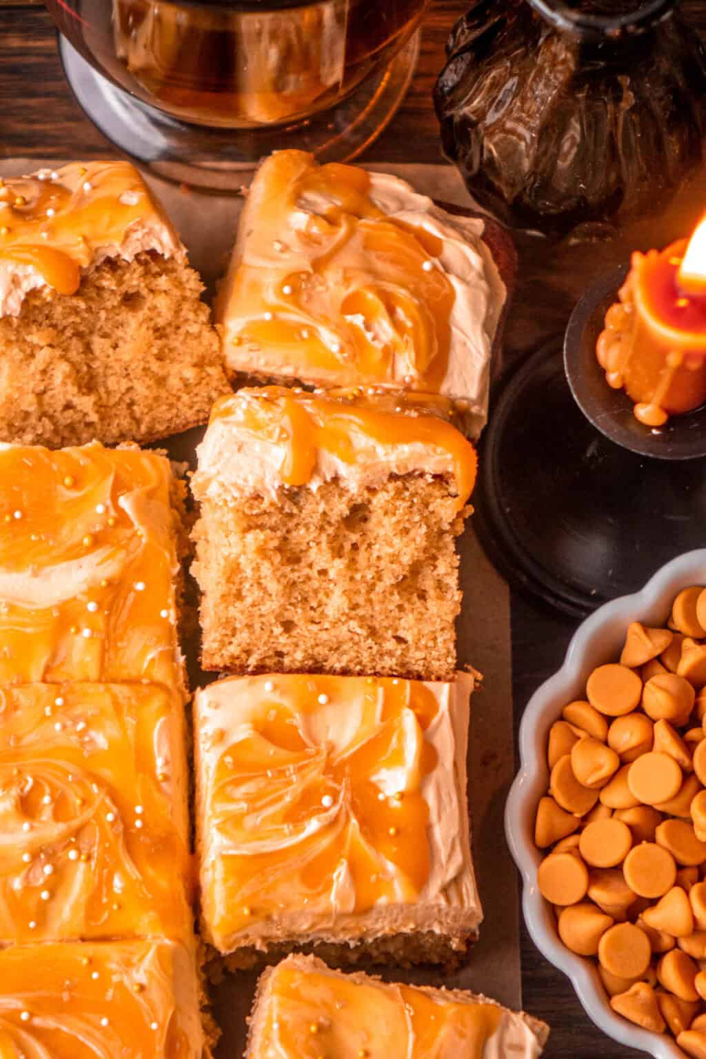 Harry Potter Butterbeer Cake In Bloom Bakery