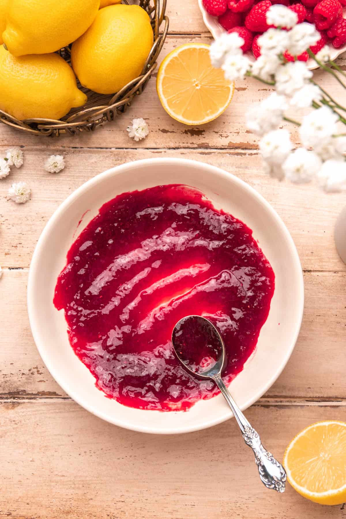 Lemon Raspberry Rolls - In Bloom Bakery