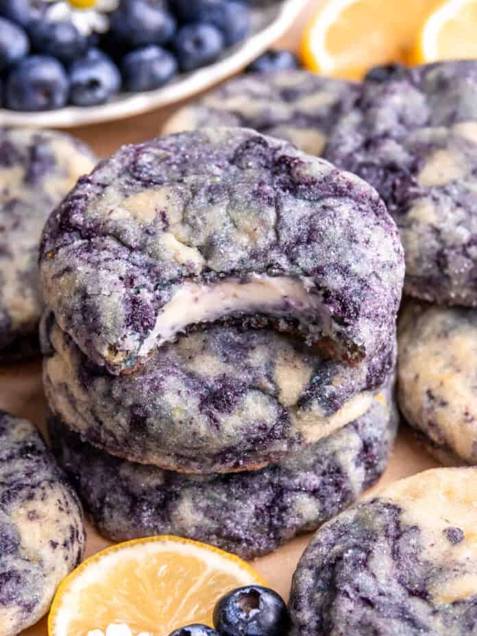 Raspberry White Chocolate Cheesecake Cookies - In Bloom Bakery